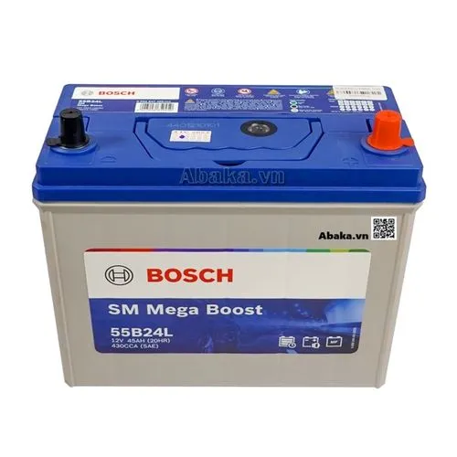 Ắc quy Bosch 55B24L 12V 45AH