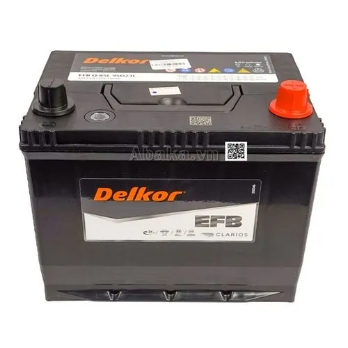 Ắc quy Delkor EFB Q85L/95D23L 12V 65AH