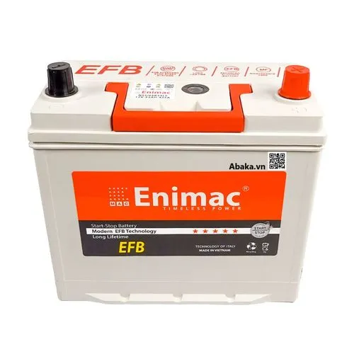 Ắc quy Enimac N55/65B24LS 12V 52AH