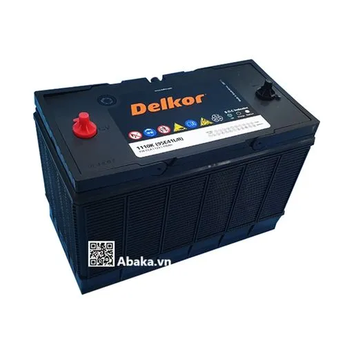 Ắc quy Delkor 1110K - Cọc bulon 12V 100AH