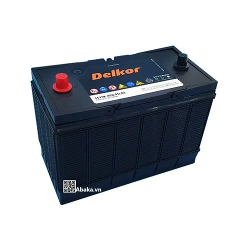 Ắc quy Delkor 1111K - Cọc chì 12V 100AH