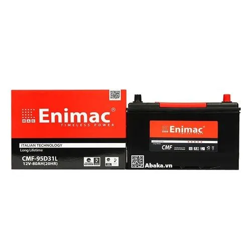 Ắc quy Enimac 95D31L 12V 80AH