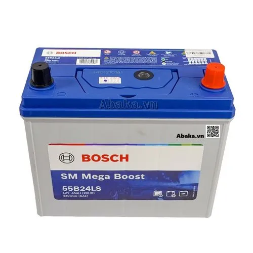 Ắc quy Bosch 55B24LS 12V 45AH