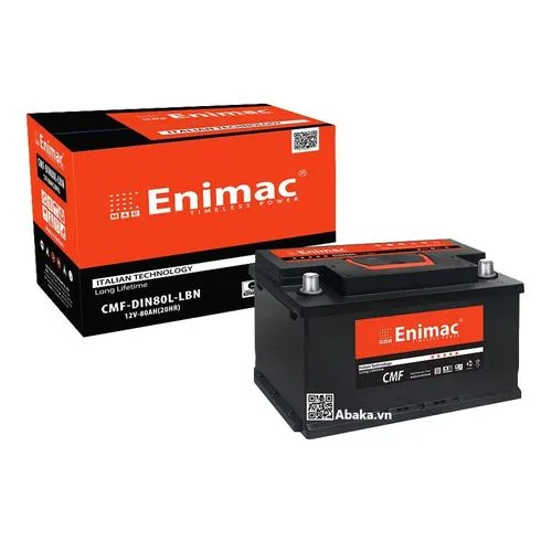 Ắc quy Enimac DIN80L-LBN 12V 80AH - 2