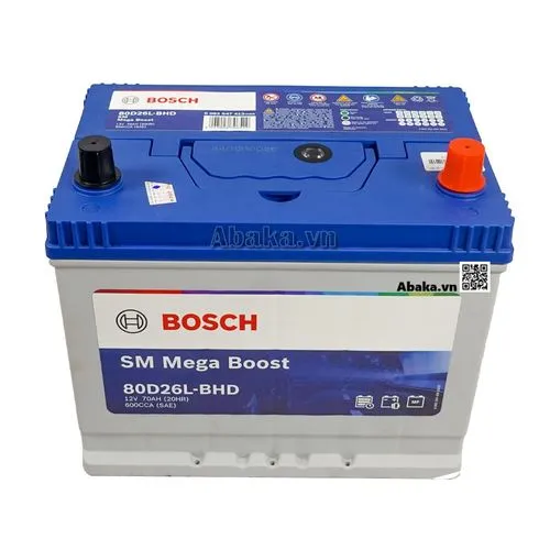 Ắc quy Bosch 80D26L-BHD 12V 70AH