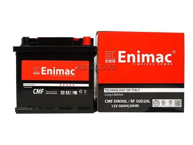 Ắc quy Enimac DIN50L 12V 50AH - 3