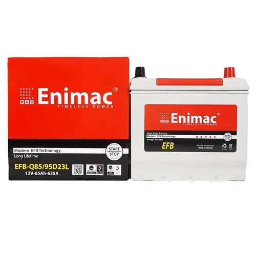 Ắc quy Enimac EFB Q85/95D23L 12V 65AH - 2