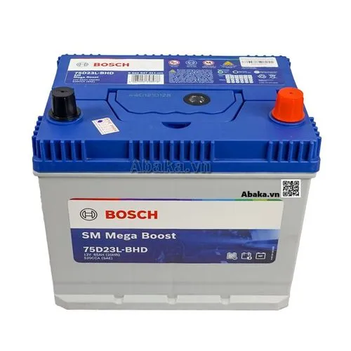 Ắc quy Bosch 75D23L-BHD 12V 65AH